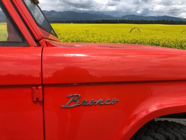 1971 Orange Ford Bronco SUV