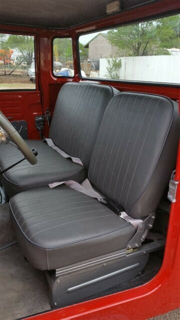 1977 Red Toyota Land Cruiser Convertible