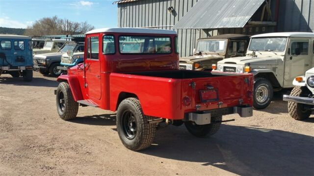 1977 Red Toyota Land Cruiser Convertible