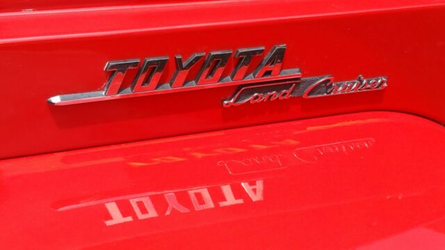 1977 Red Toyota Land Cruiser Convertible