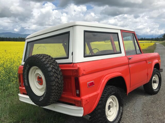 1971 Orange Ford Bronco SUV