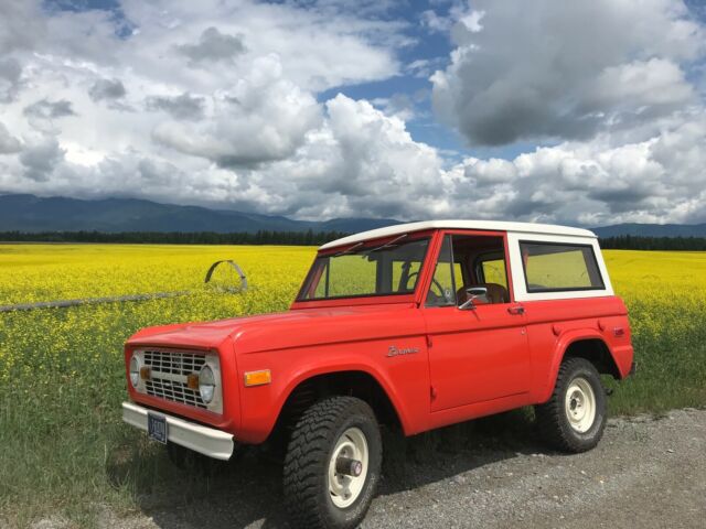 1971 Orange Ford Bronco SUV