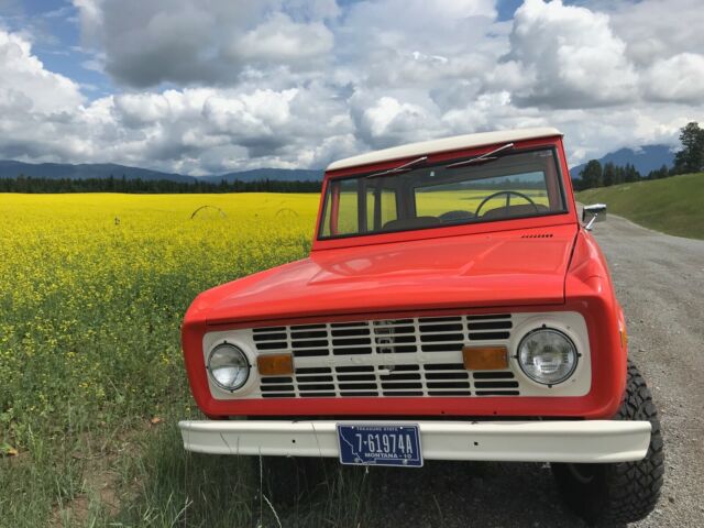1971 Orange Ford Bronco SUV