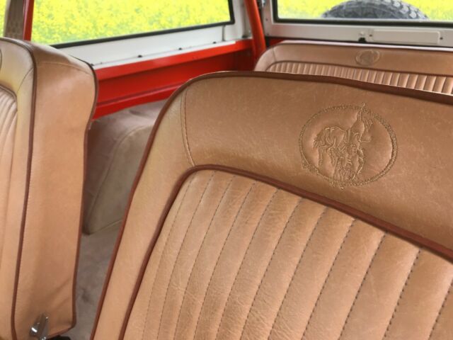 1971 Orange Ford Bronco SUV