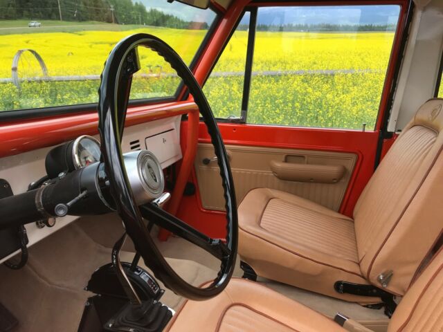 1971 Orange Ford Bronco SUV