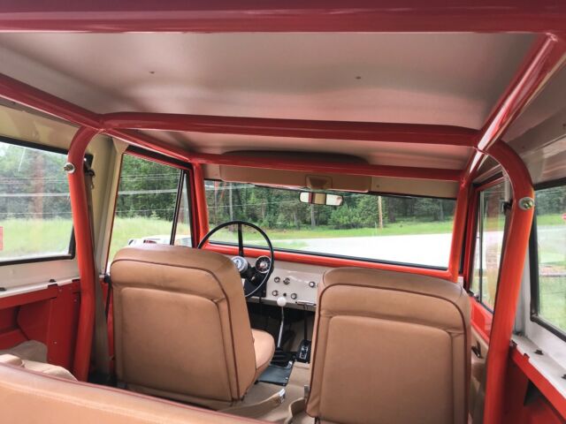 1971 Orange Ford Bronco SUV