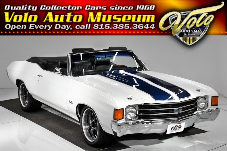 1972 White Chevrolet Chevelle Convertible