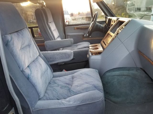 1993 Black Chevrolet G20 Van Standard Passenger Van