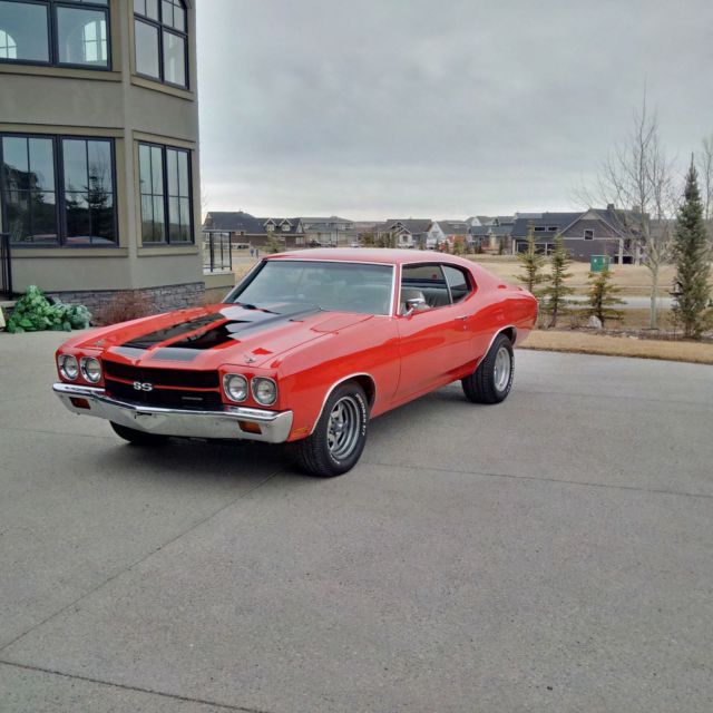 1970 Red Chevrolet Chevelle Coupe