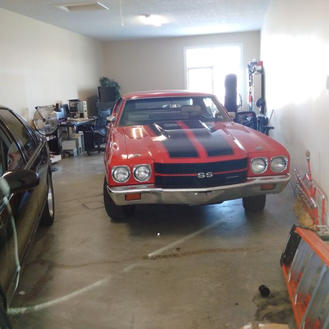 1970 Red Chevrolet Chevelle Coupe