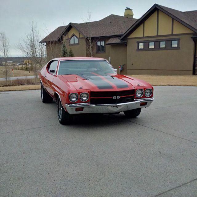 1970 Red Chevrolet Chevelle Coupe
