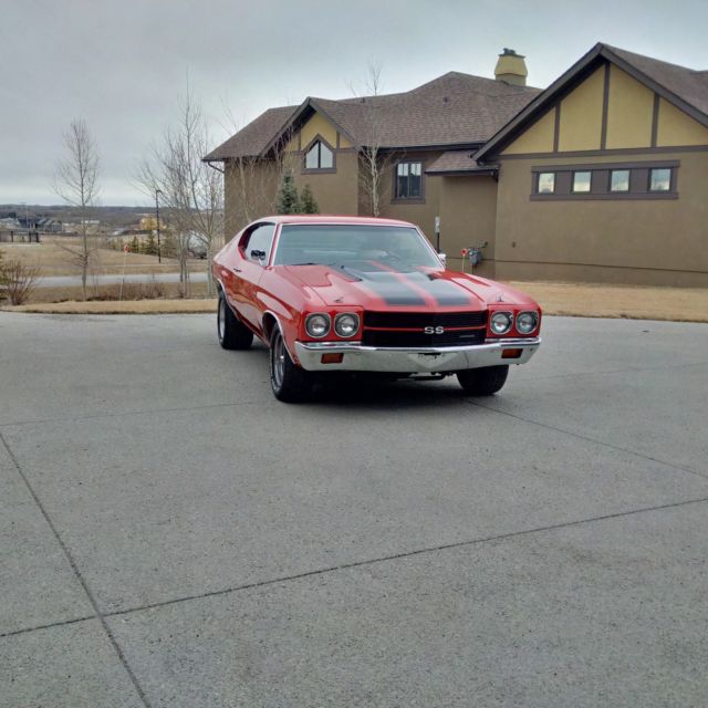 1970 Red Chevrolet Chevelle Coupe