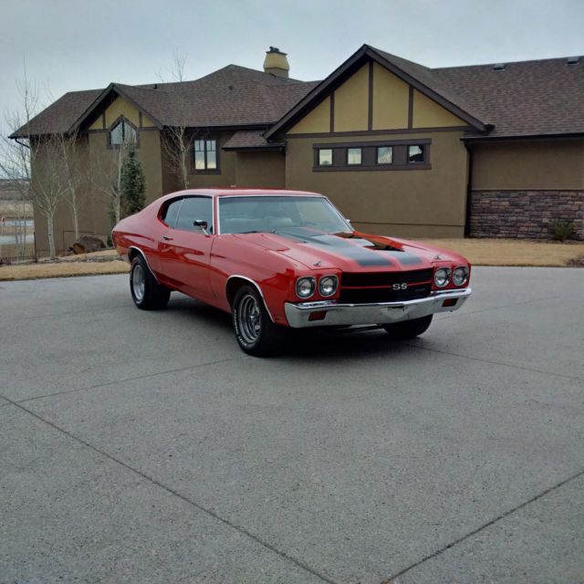 1970 Red Chevrolet Chevelle Coupe