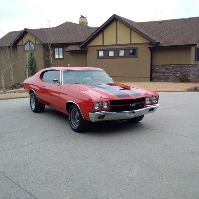 1970 Red Chevrolet Chevelle Coupe