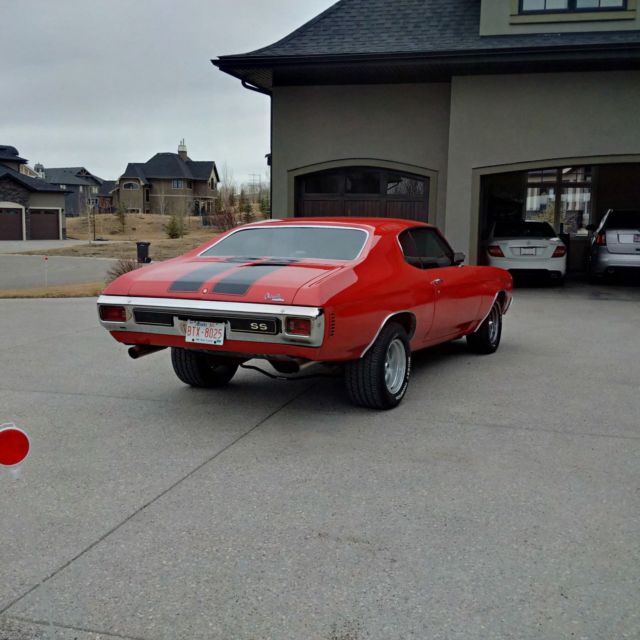 1970 Red Chevrolet Chevelle Coupe