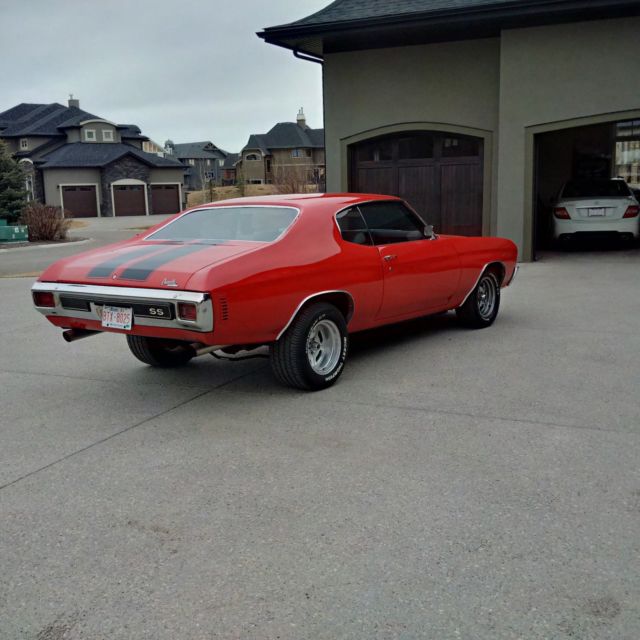 1970 Red Chevrolet Chevelle Coupe