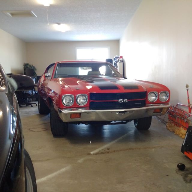1970 Red Chevrolet Chevelle Coupe