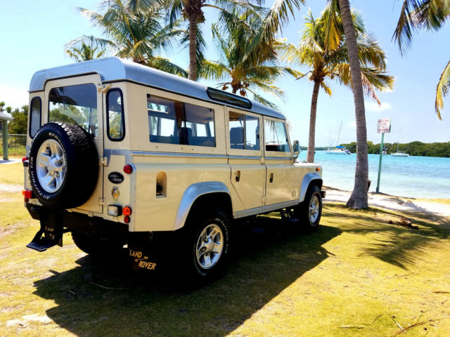 1984 BEIGE / SILVER Land Rover Defender Cab & Chassis