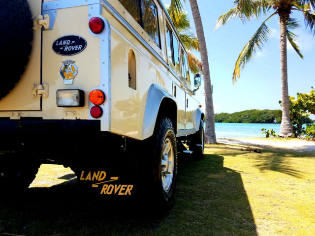 1984 BEIGE / SILVER Land Rover Defender Cab & Chassis