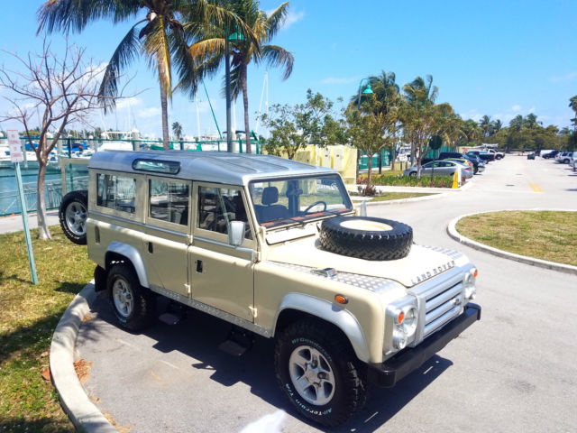 1984 BEIGE / SILVER Land Rover Defender Cab & Chassis