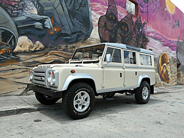 1984 BEIGE / SILVER Land Rover Defender Cab & Chassis