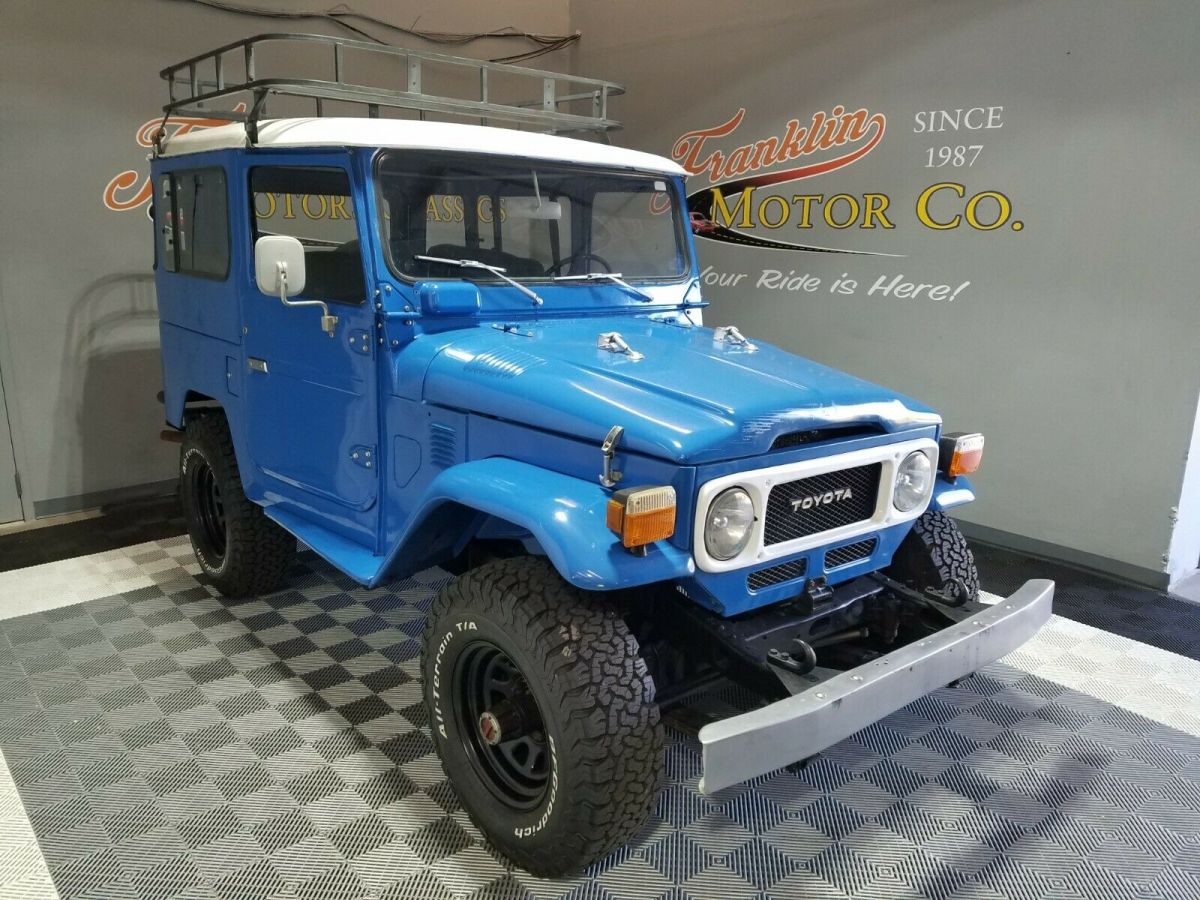 1980 Blue Toyota Land Cruiser SUV