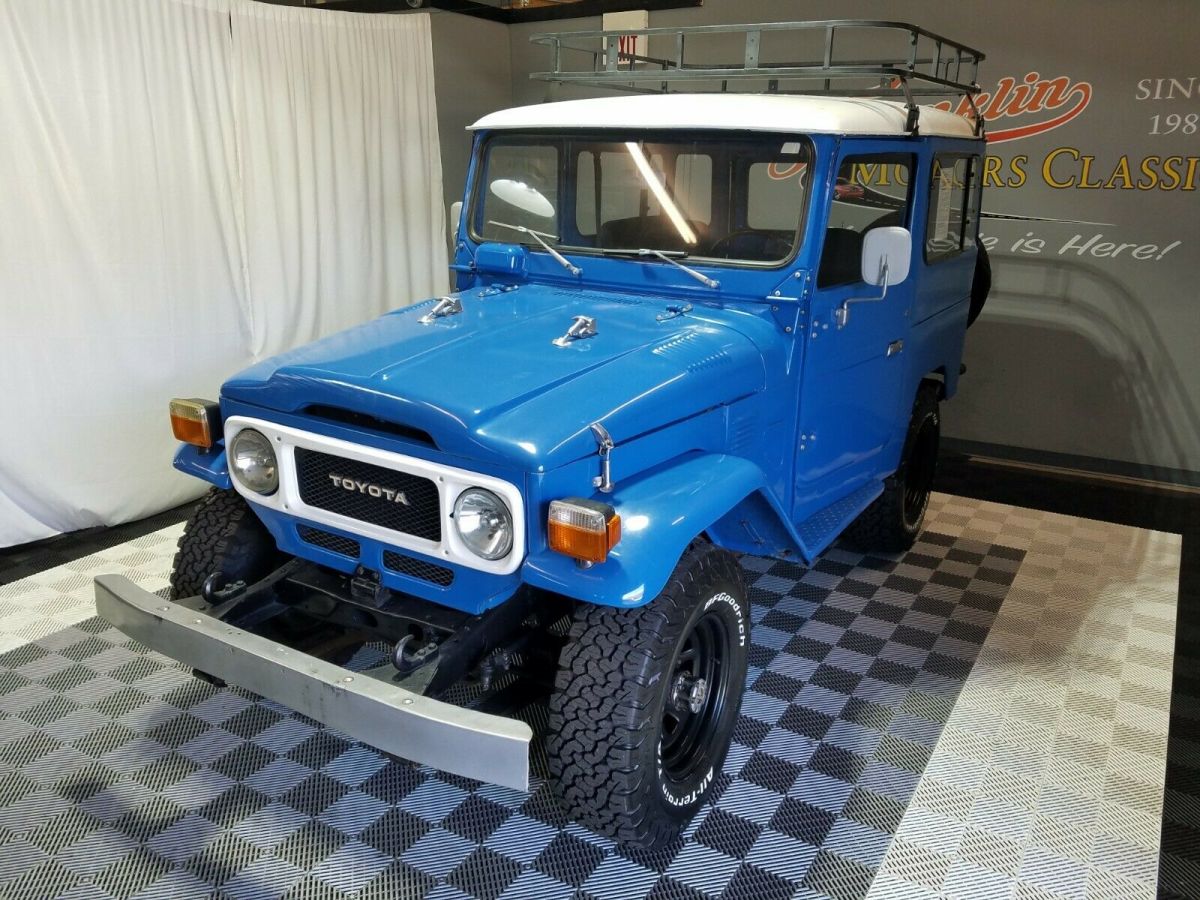 1980 Blue Toyota Land Cruiser SUV