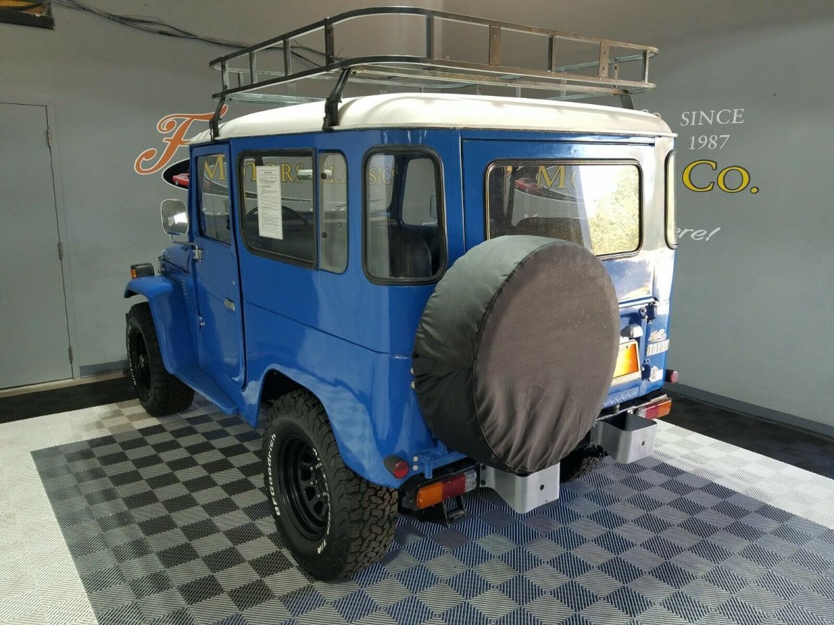 1980 Blue Toyota Land Cruiser SUV
