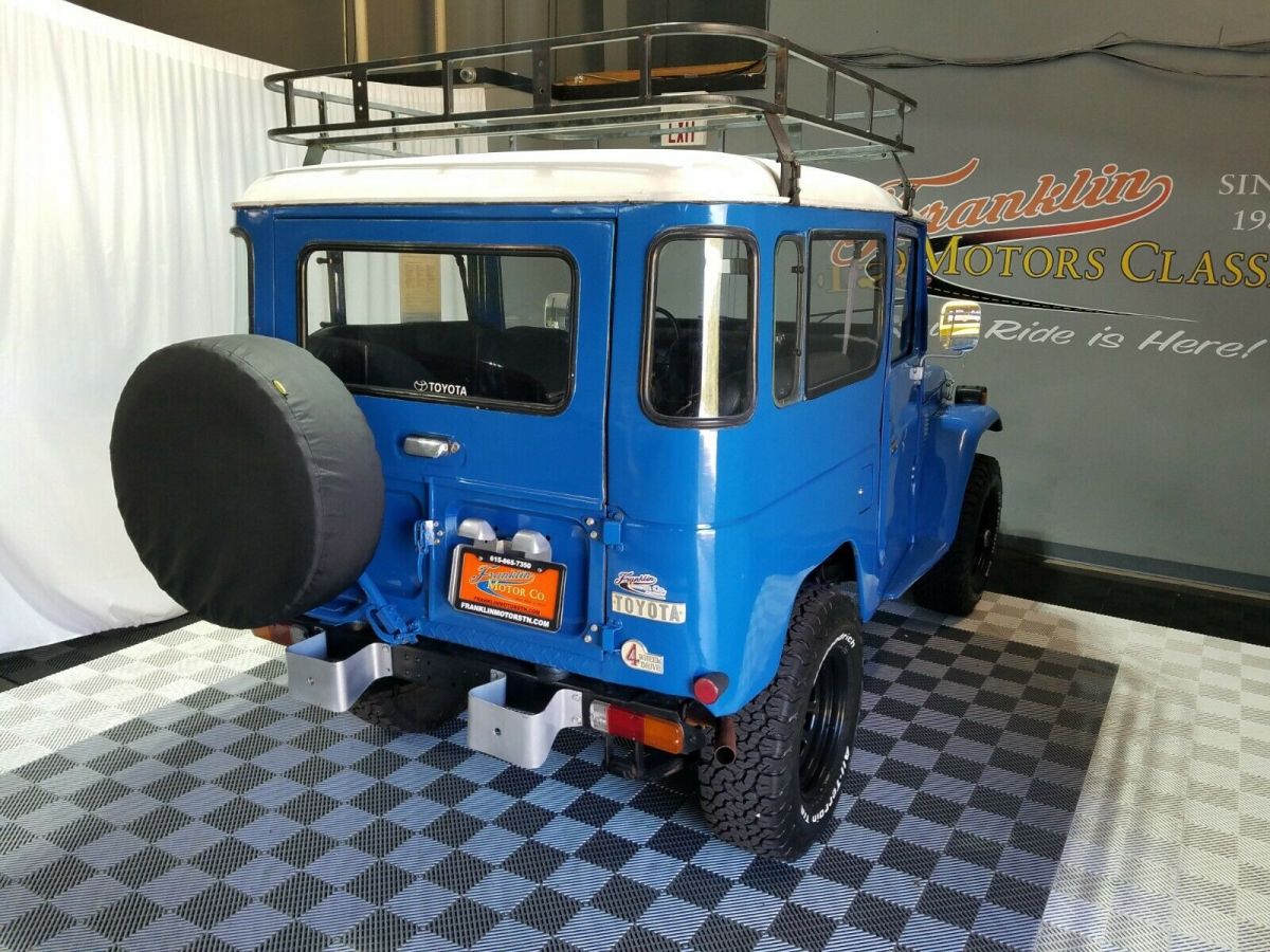 1980 Blue Toyota Land Cruiser SUV