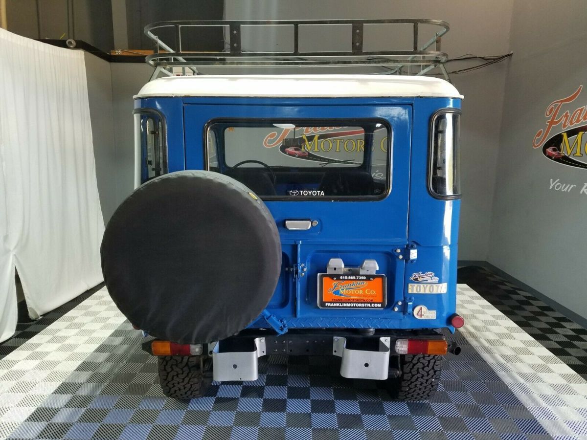 1980 Blue Toyota Land Cruiser SUV