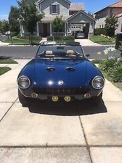 1978 Blue Fiat 124 Spider Convertible