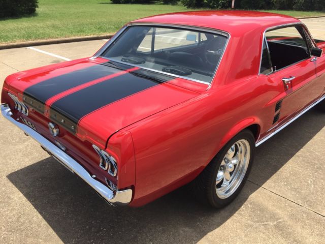 1967 Red Ford Mustang Coupe