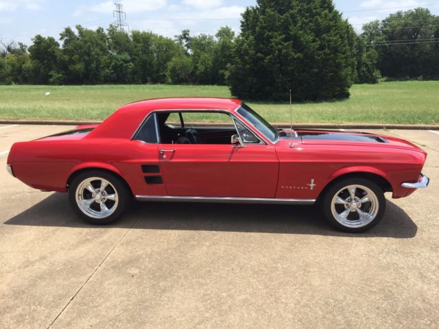 1967 Red Ford Mustang Coupe