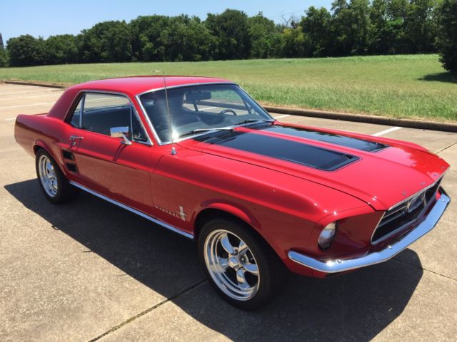 1967 Red Ford Mustang Coupe