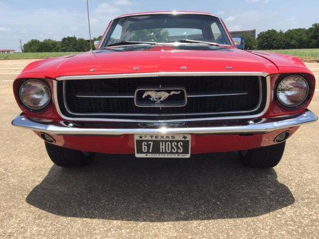 1967 Red Ford Mustang Coupe