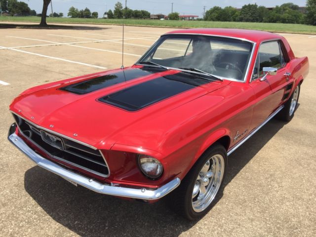 1967 Red Ford Mustang Coupe