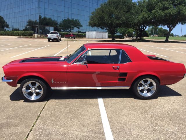 1967 Red Ford Mustang Coupe