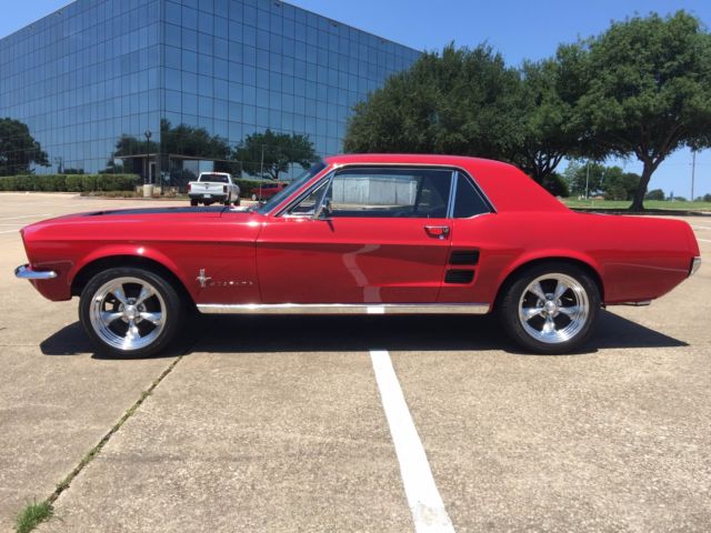 1967 Red Ford Mustang Coupe