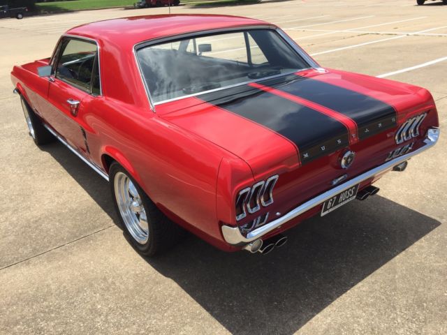 1967 Red Ford Mustang Coupe