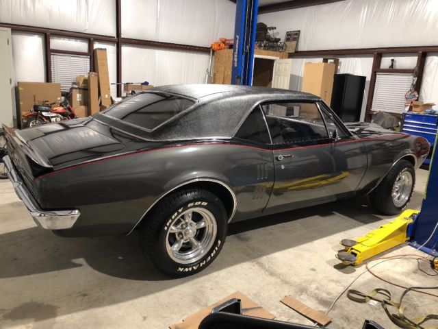 1967 Charcoal gray/ Black Pontiac Firebird Coupe