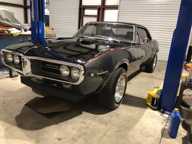 1967 Charcoal gray/ Black Pontiac Firebird Coupe