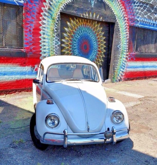 1971 Pearl White Volkswagen Beetle - Classic Coupe