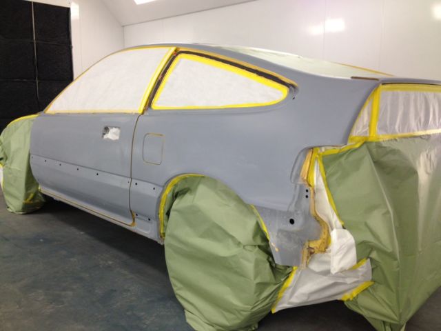 1988 Yellow Honda CRX Hatchback