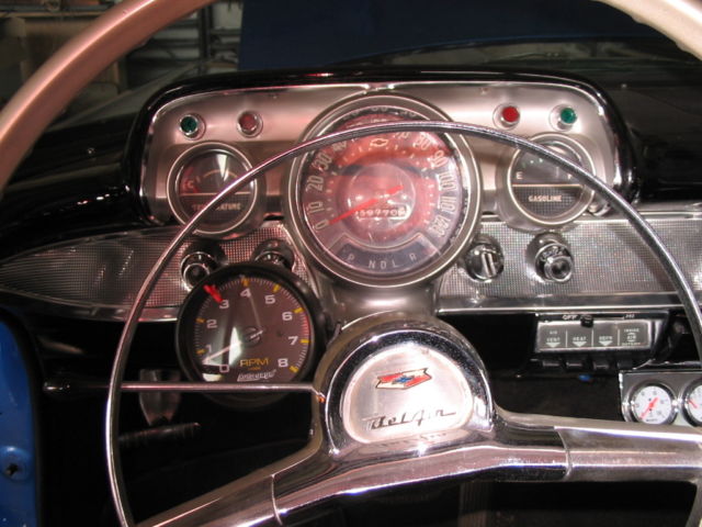 1957 Blue Chevrolet Bel Air/150/210