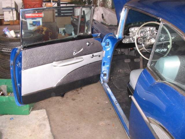 1957 Blue Chevrolet Bel Air/150/210