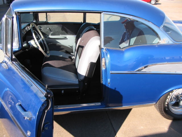 1957 Blue Chevrolet Bel Air/150/210