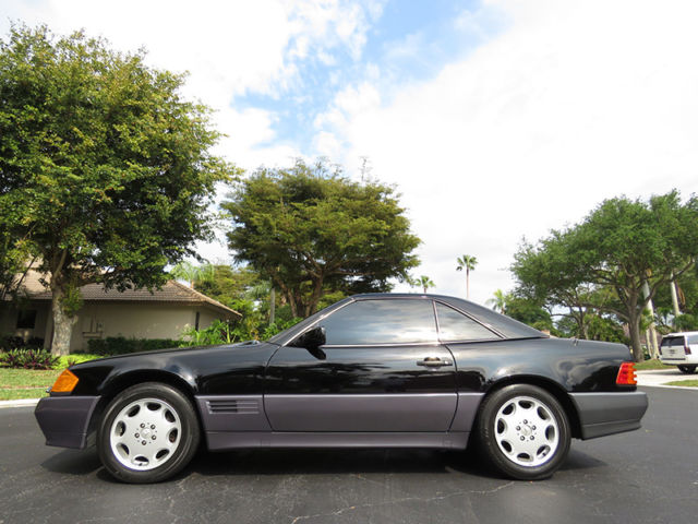 1994 Black Mercedes-Benz SL-Class Convertible