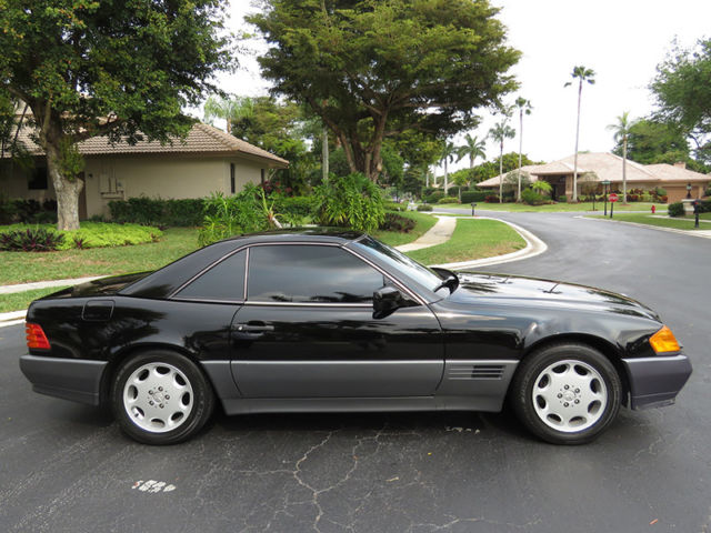 1994 Black Mercedes-Benz SL-Class Convertible
