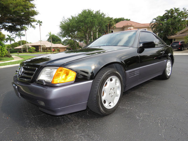 1994 Black Mercedes-Benz SL-Class Convertible