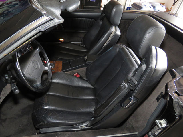 1994 Black Mercedes-Benz SL-Class Convertible